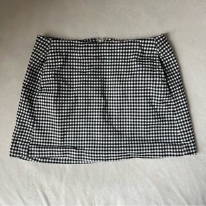 UO Gingham Mini Skirt